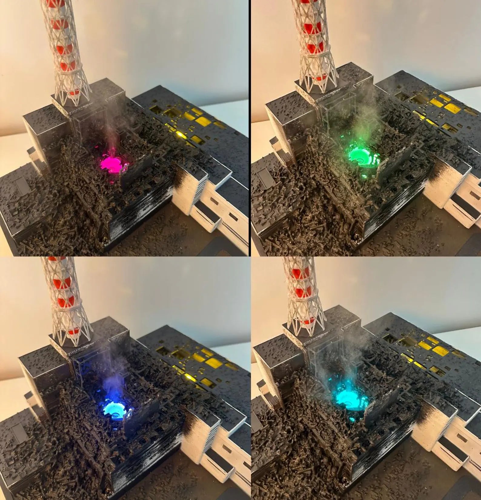 Chernobyl Nuclear Power Plant 4th Humidifier LED  - LIMITED EDITION