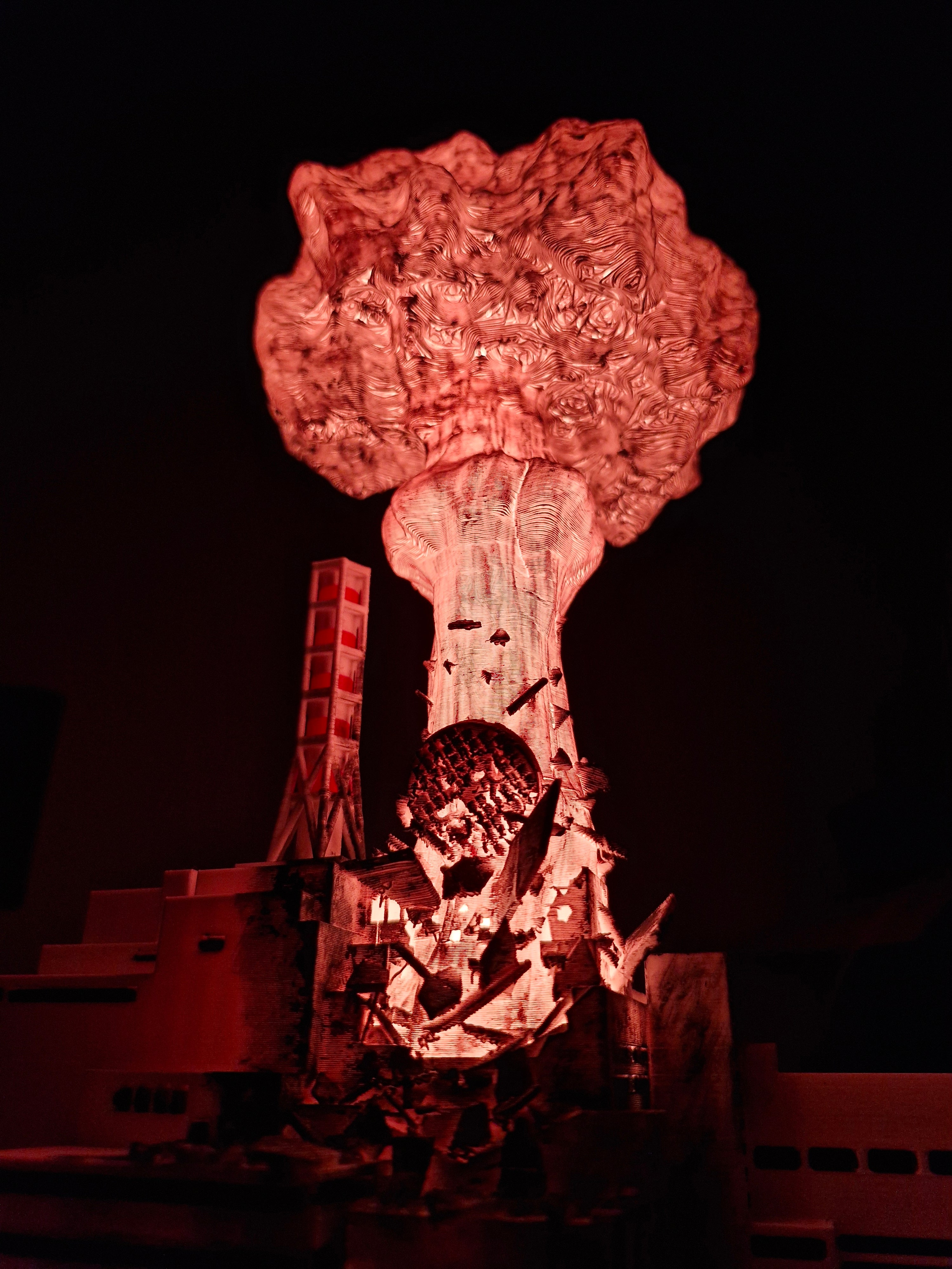 💥 Chernobyl Lamp — Nuclear Explosion Effect - ⚡️ Multiple Lighting Modes