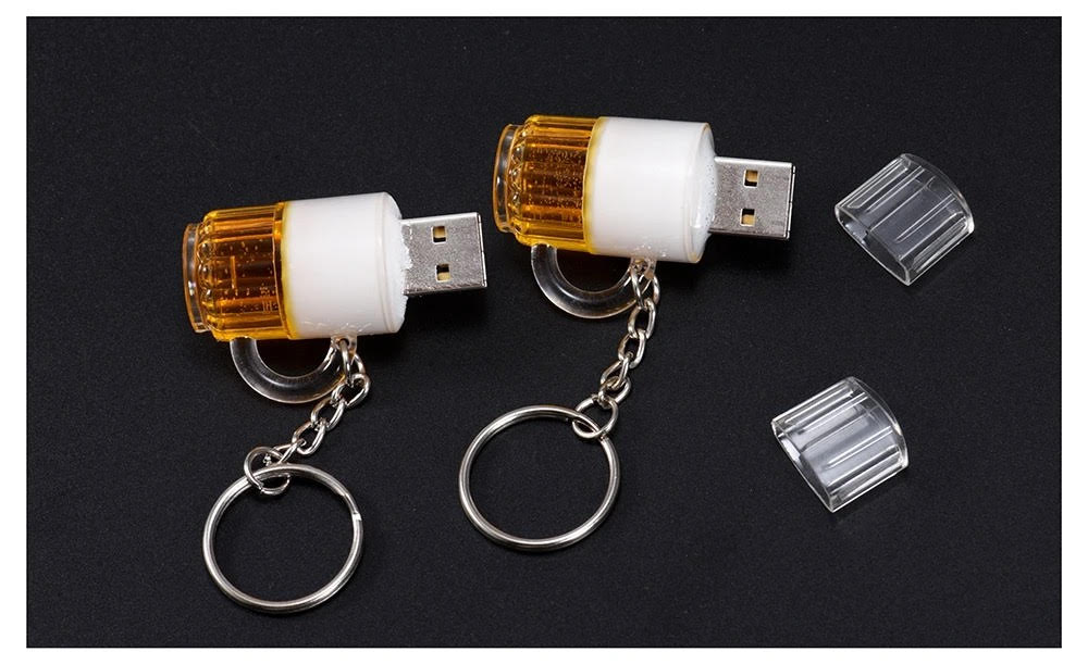 Beer keychain - USB flash drive