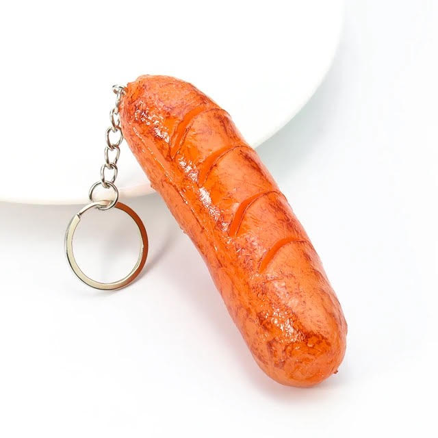 Sausage Keychain