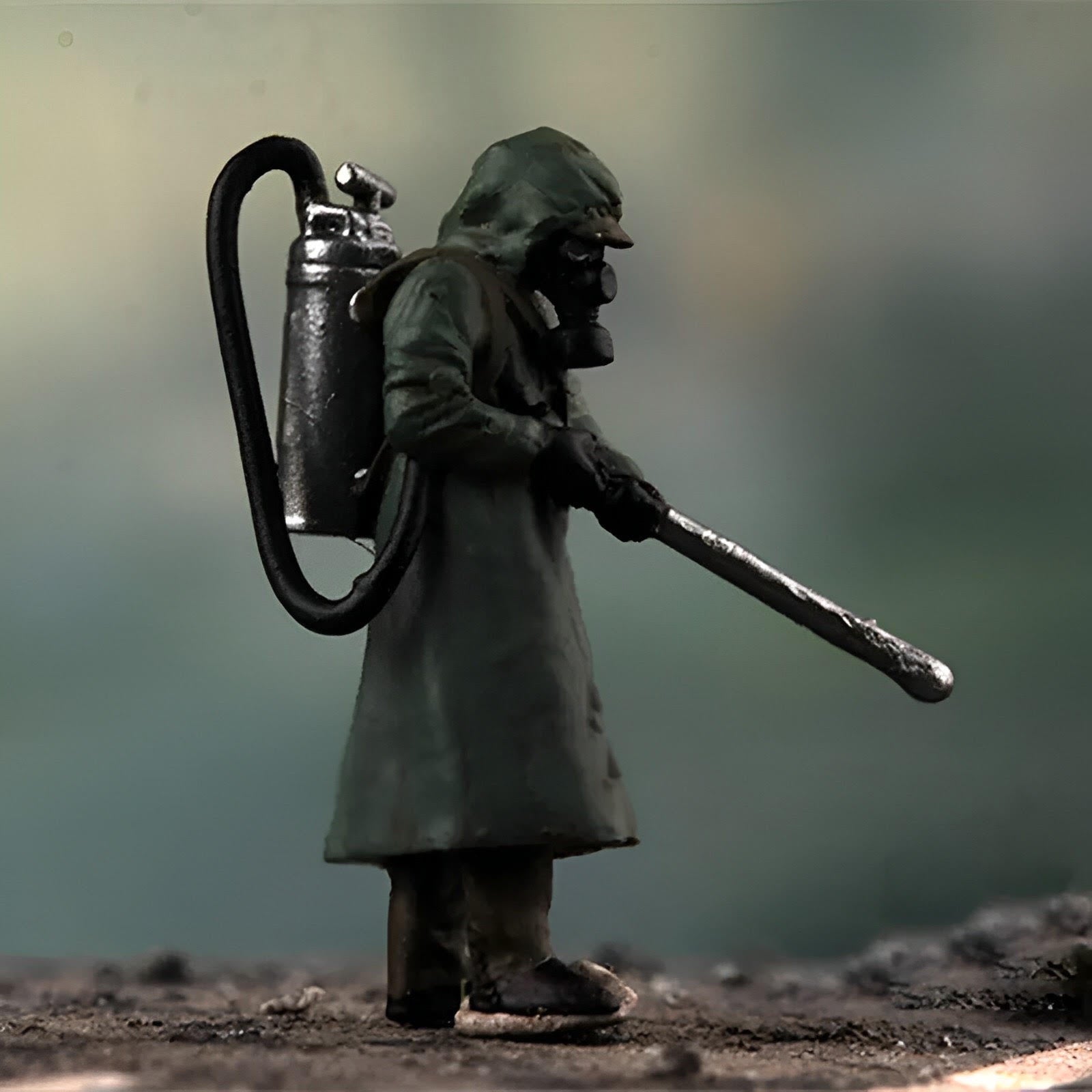 1/72 Scale Chernobyl Biochemical Soldier Figure