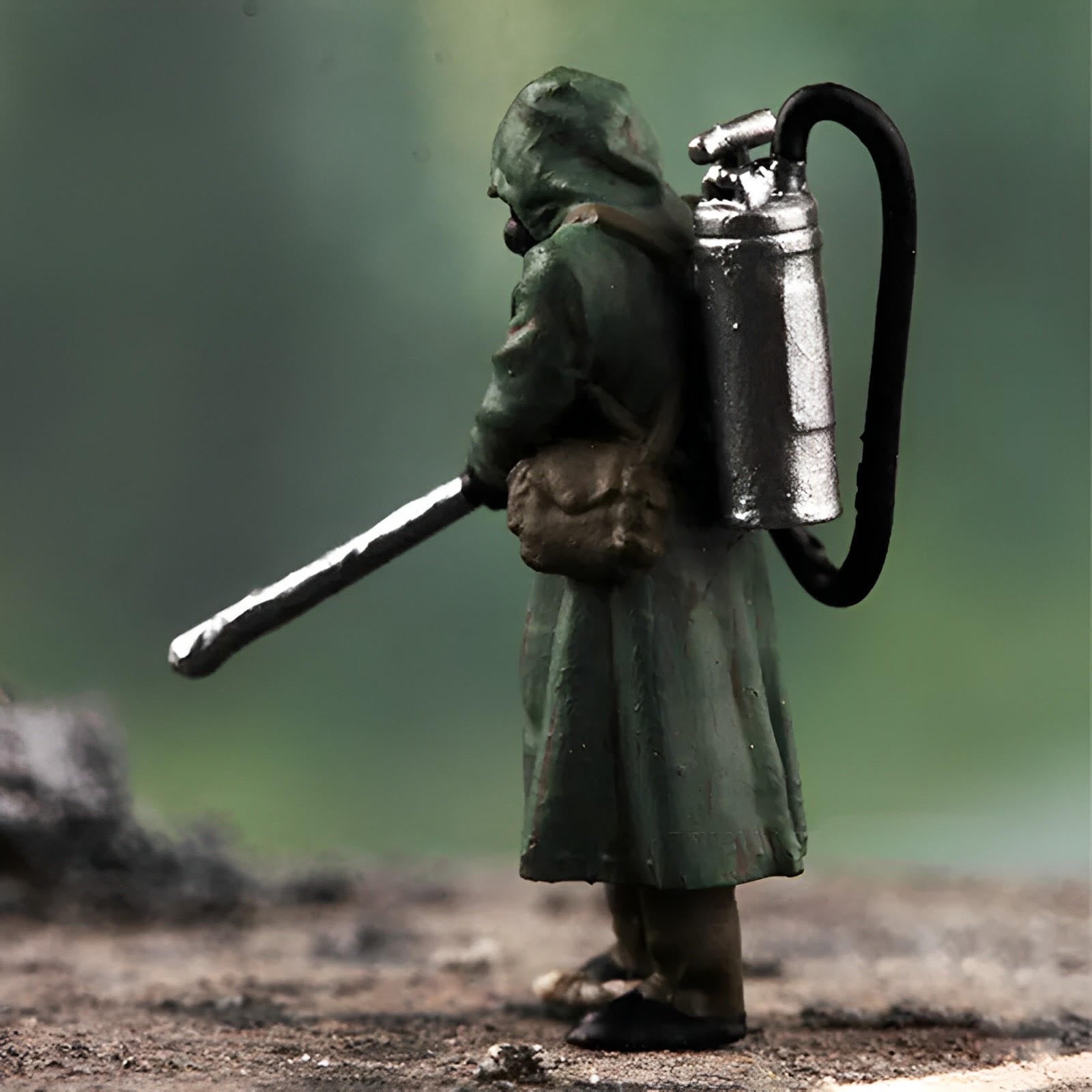 1/72 Scale Chernobyl Biochemical Soldier Figure