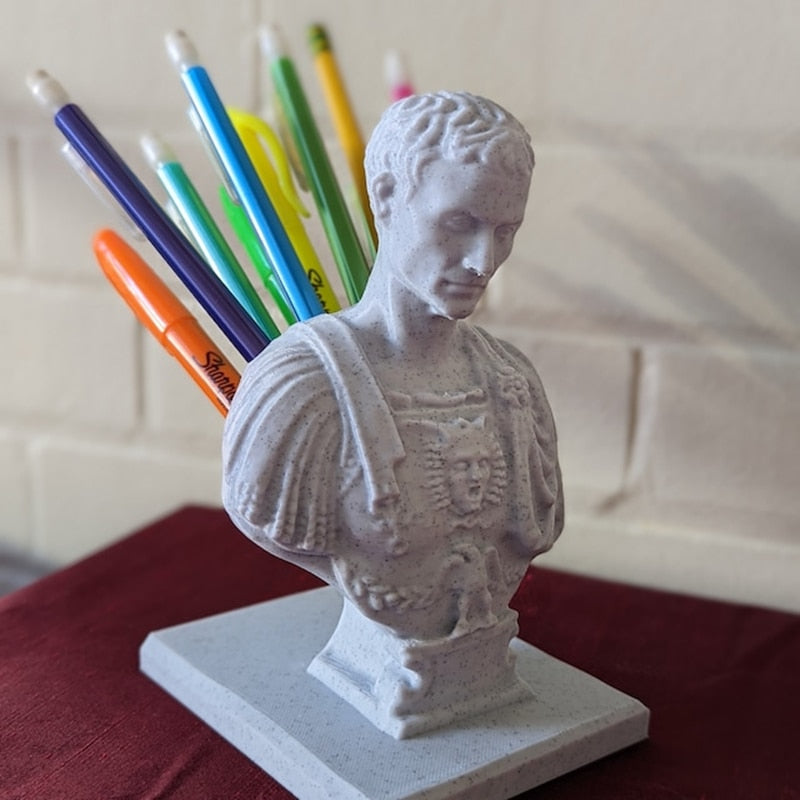 Julius Caesar statue  Pen Holder