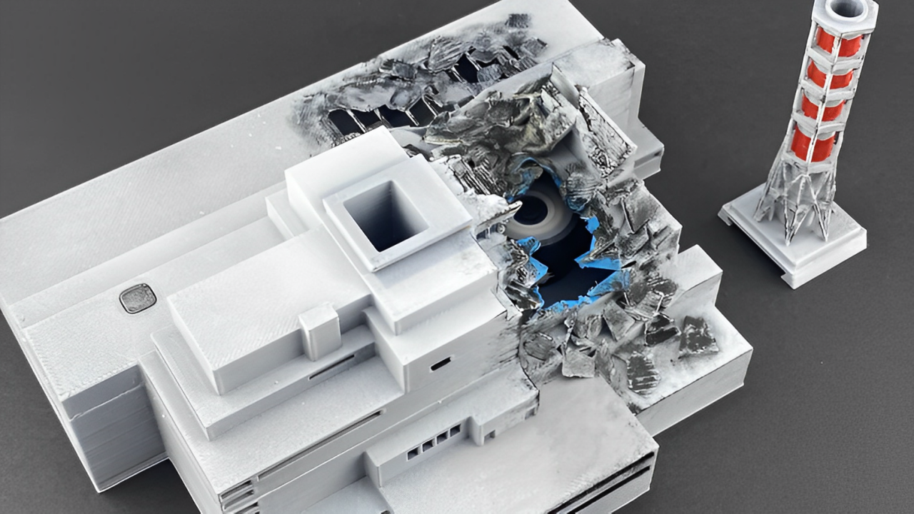 MOC Chernobyl Nuclear Power Plant Model Building Blocks Diy Assemble ...