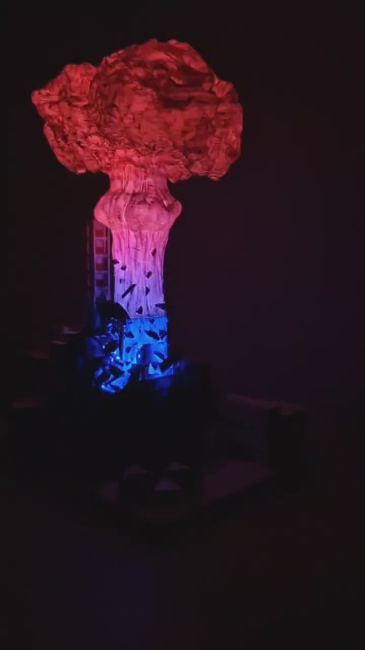 💥 Chernobyl Lamp — Nuclear Explosion Effect - ⚡️ Multiple Lighting Modes