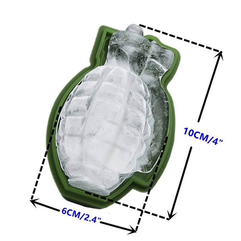 3D Grenade Ice Cube Mold