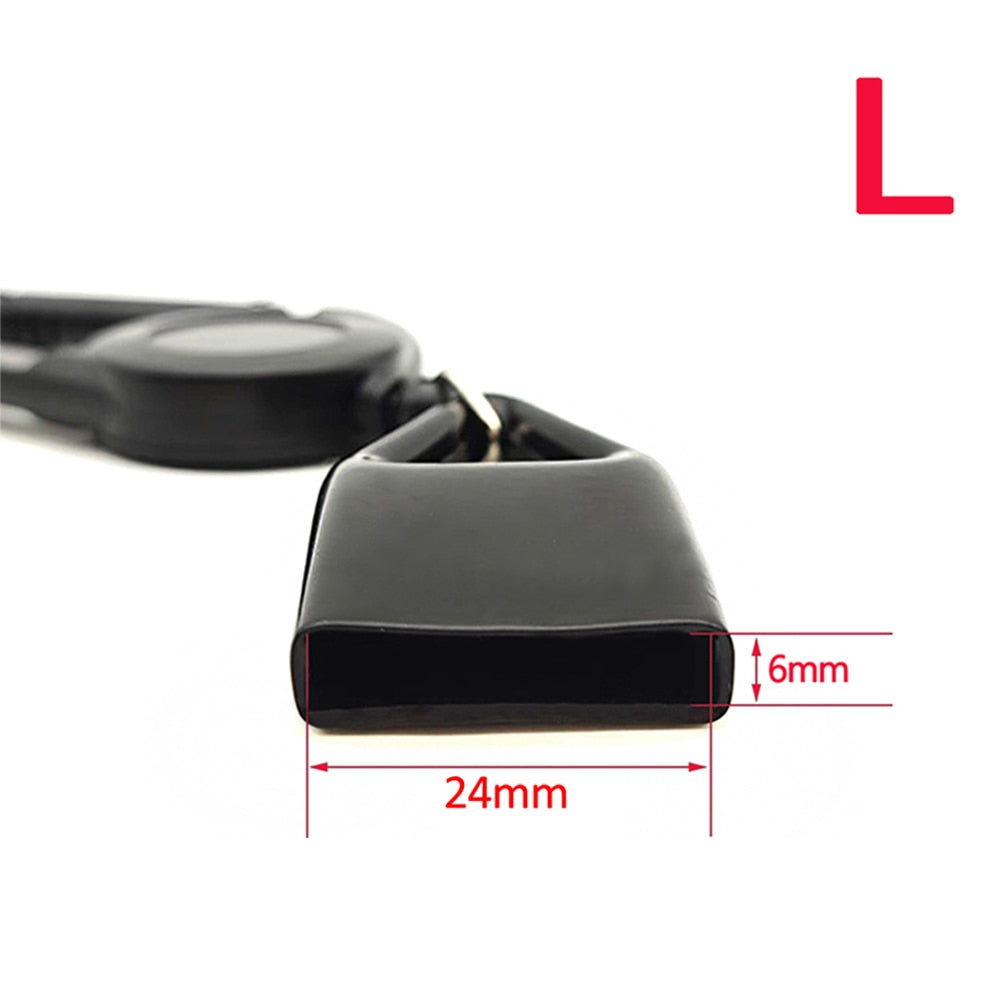 Lighter holder with retractable keychain