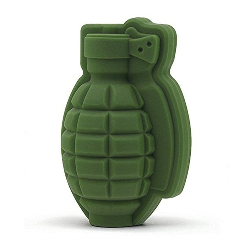 3D Grenade Ice Cube Mold