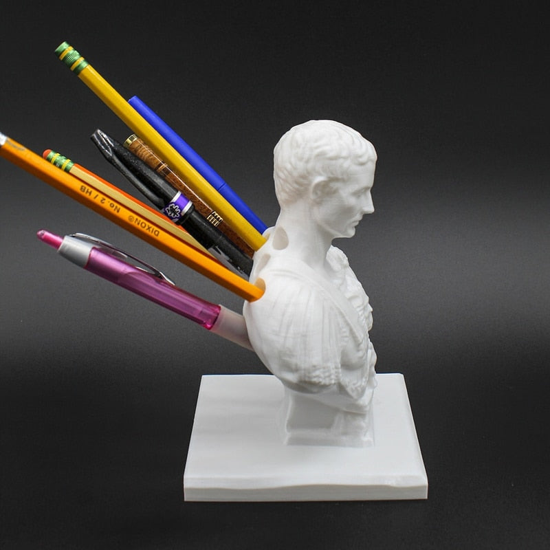Julius Caesar statue  Pen Holder
