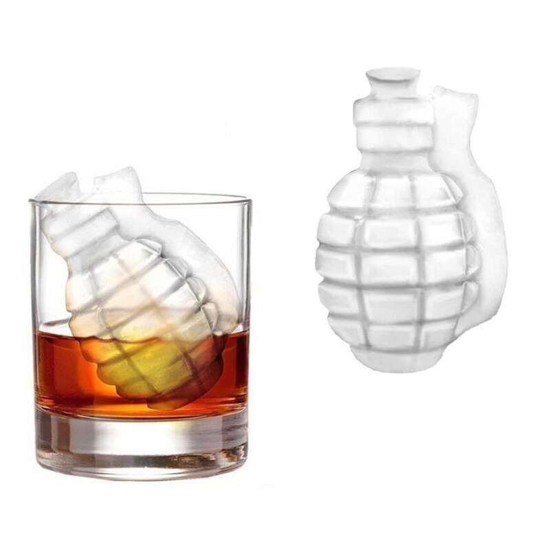 3D Grenade Ice Cube Mold